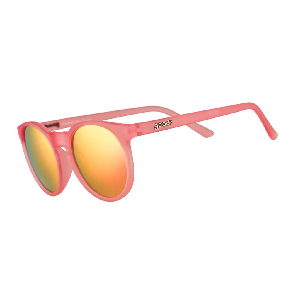 Óculos Baixa Pace Feminino Rosa Redondo - Lente Espelhada