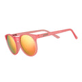 Óculos Baixa Pace Feminino Rosa Redondo - Lente Espelhada