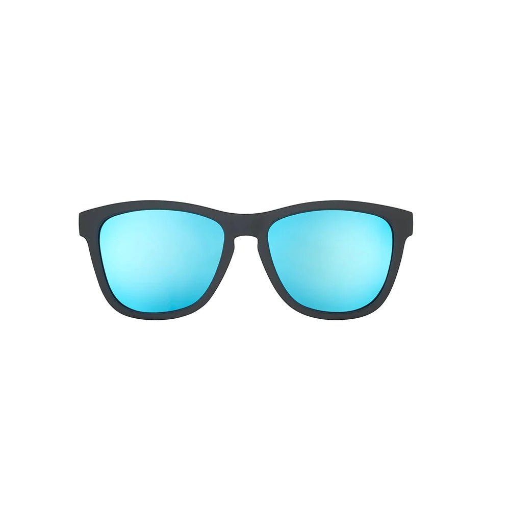 Óculos Baixa Pace Preto Quadrado - Lente Azul Espelhada Polarizado