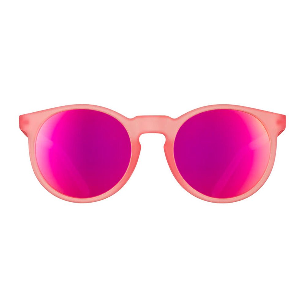 Óculos Baixa Pace Feminino Rosa Redondo - Lente Espelhada