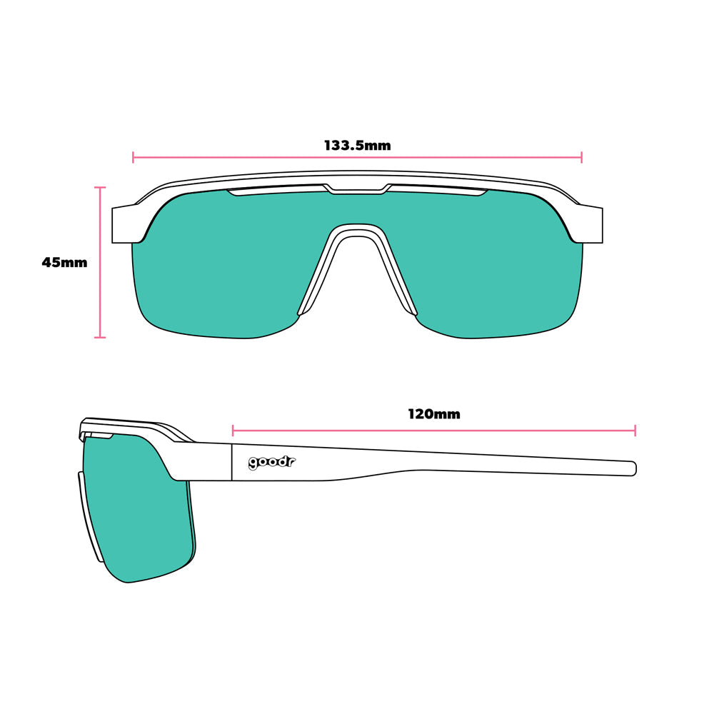 Óculos de Sol para Corrida Verde Polarizado UV400