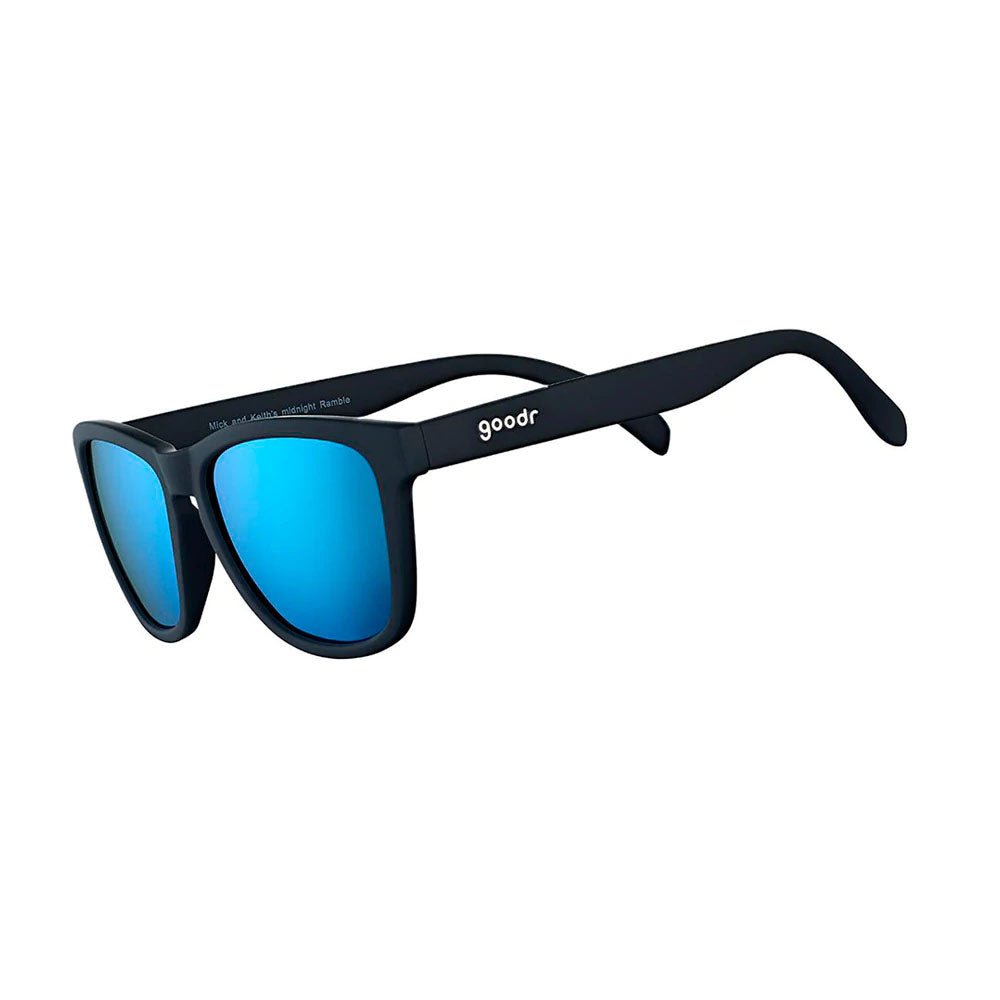 Óculos Baixa Pace Preto Quadrado - Lente Azul Espelhada Polarizado