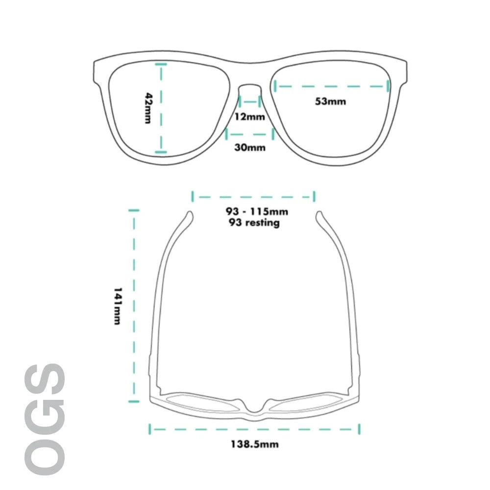 Óculos Baixa Pace Preto Quadrado - Lente Azul Espelhada Polarizado