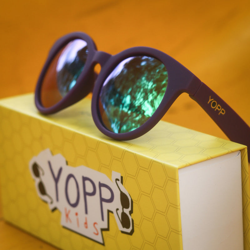 Óculos Esportivo Infantil Yopp Roxo Polarizado Uv400