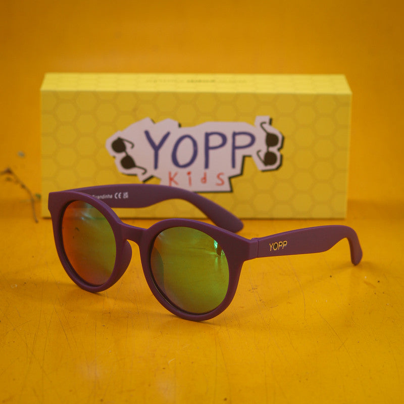 Óculos Esportivo Infantil Yopp Roxo Polarizado Uv400