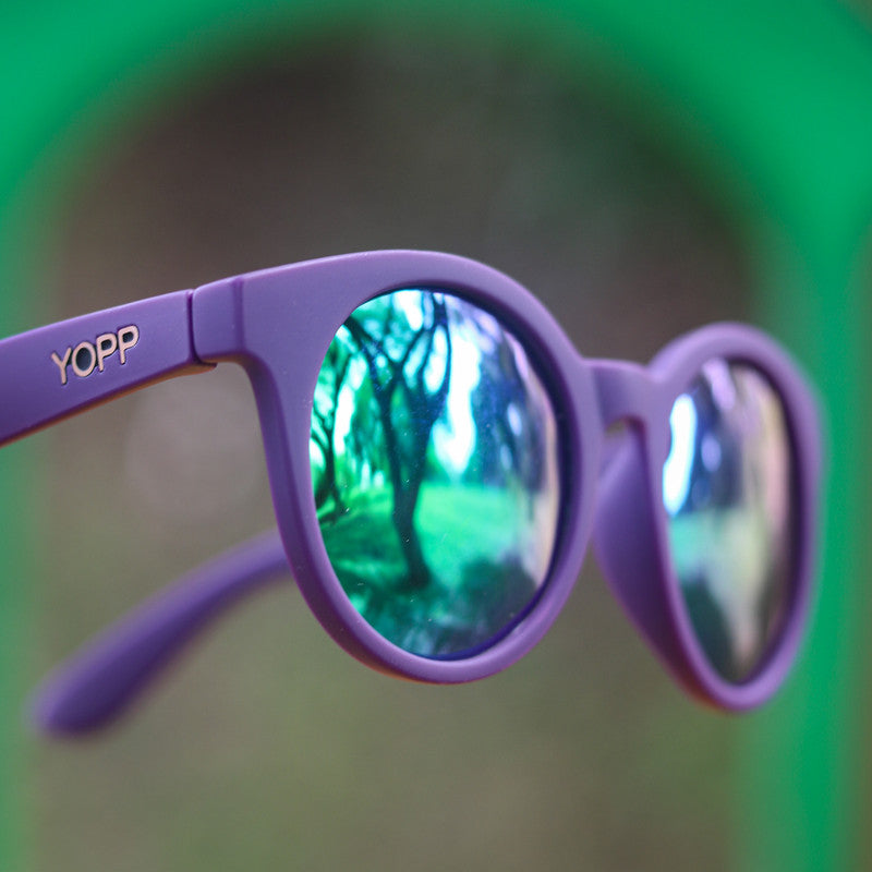 Óculos Esportivo Infantil Yopp Roxo Polarizado Uv400