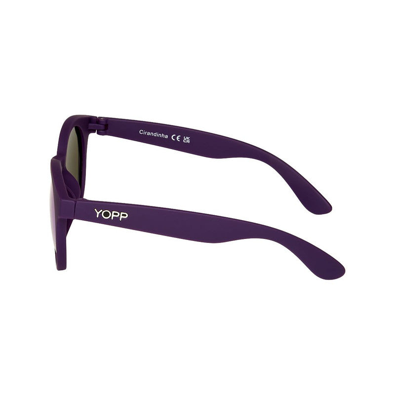 Óculos Esportivo Infantil Yopp Roxo Polarizado Uv400