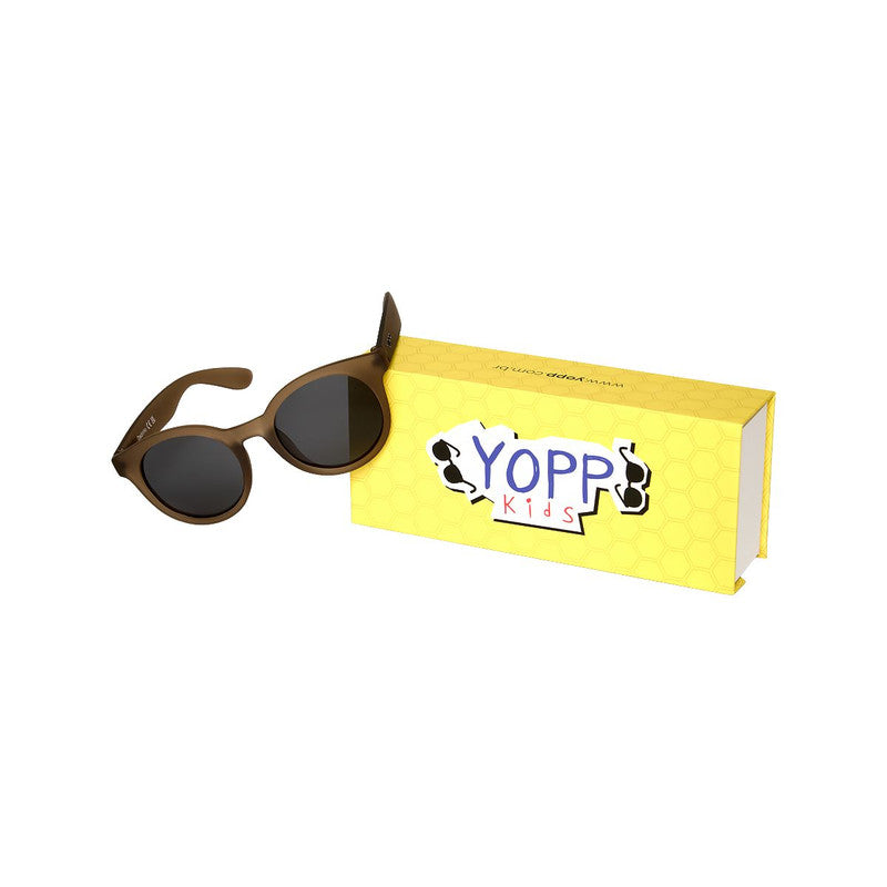 Óculos Esportivo Infantil Yopp Marrom Polarizado Uv400