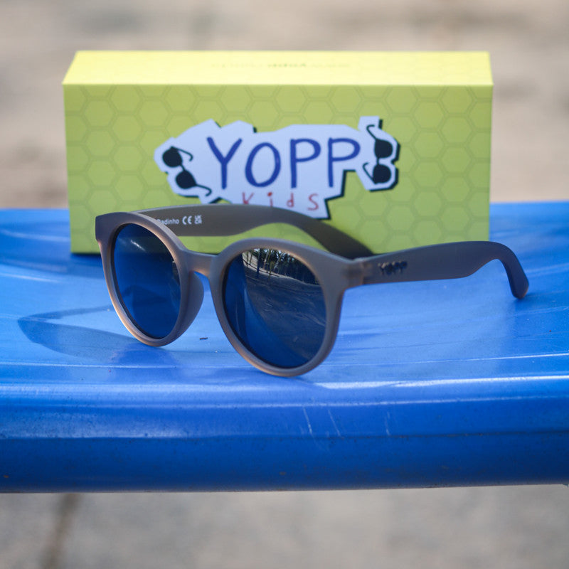 Óculos Esportivo Infantil Yopp Marrom Polarizado Uv400